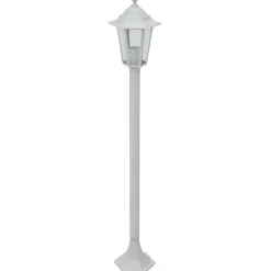 Verlichting*vidaXL Paalverlichting voor tuin E27 110 cm aluminium 6 st Wit