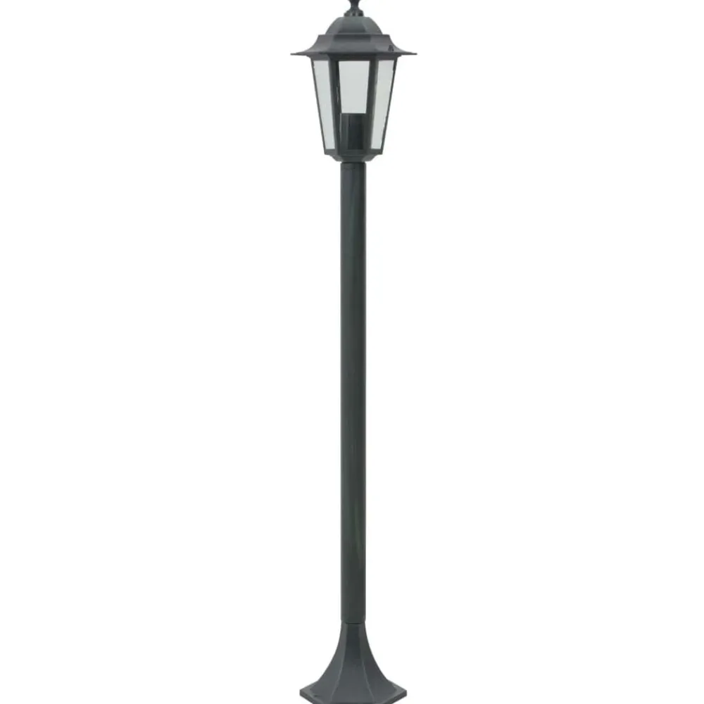 Paalverlichting voor tuin E27 110 cm aluminium 6 st>vidaXL Hot
