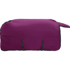Buitensport*vidaXL Paardendeken Donkergroen en Zwart 75 cm Polyester Paars
