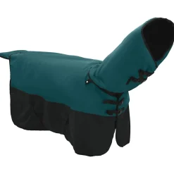 Paardendeken Donkergroen en Zwart 75 cm Polyester><noscript><img width=