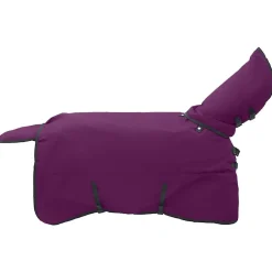 Buitensport*vidaXL Paardendeken Donkergroen en Zwart 75 cm Polyester Paars