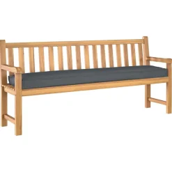 Woon- & Tuinaccessoires*vidaXL Palet Kussen 180 x 40 x 8 cm Oxford Stof Antraciet