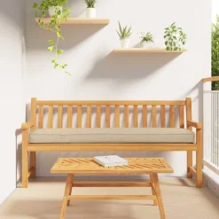 Woon- & Tuinaccessoires*vidaXL Palet Kussen 180 x 40 x 8 cm Oxford Stof Beige