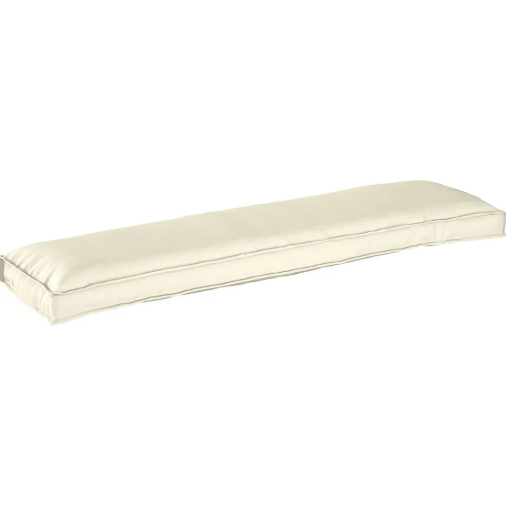 Pallet Kussen Set 2 pcs Crème 150 x 40 x 8 cm Oxford Stof>vidaXL