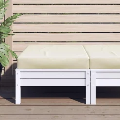 Palletkussen 60x60x9,5 cm oxford stof crèmekleurig>vidaXL Best