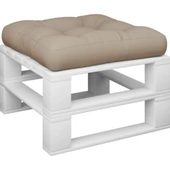 Woon- & Tuinaccessoires*vidaXL Palletkussen 50x50x12 cm stof Taupe