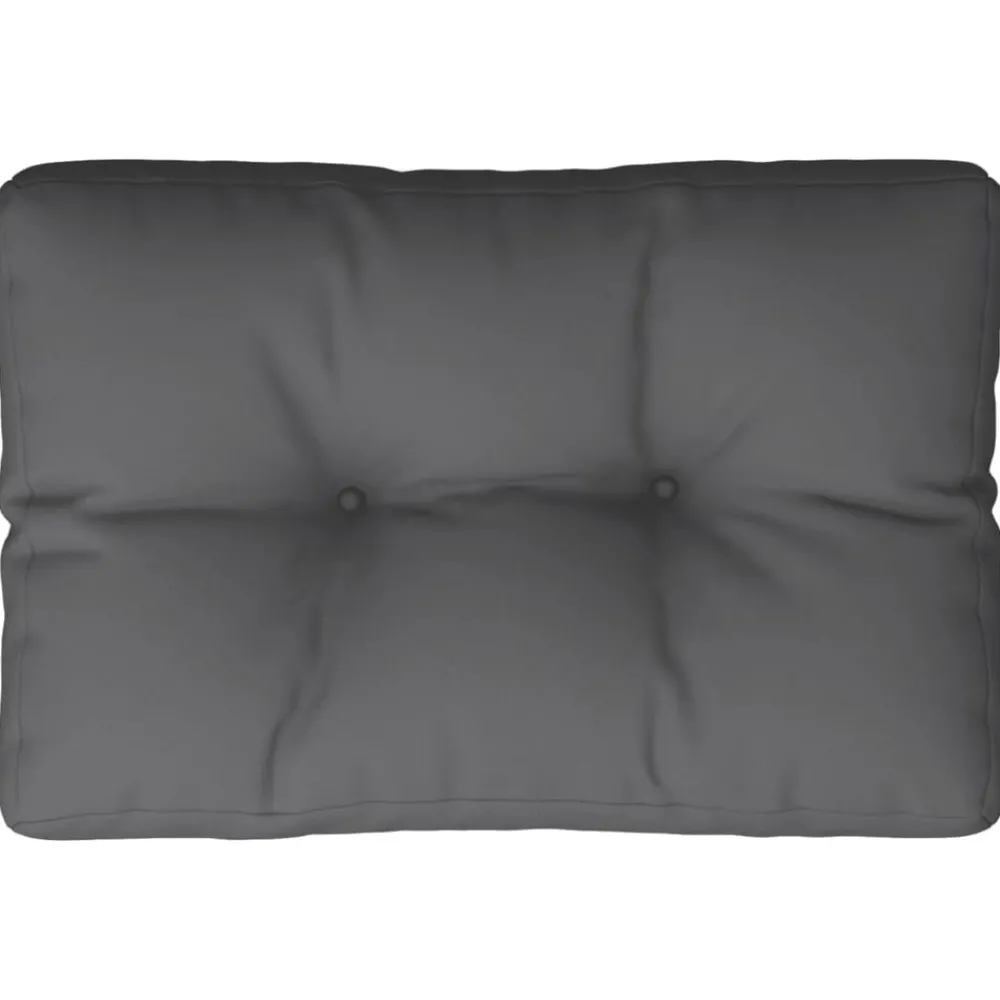 Woon- & Tuinaccessoires*vidaXL Palletkussen 50x40x12 cm stof kleurig Antraciet