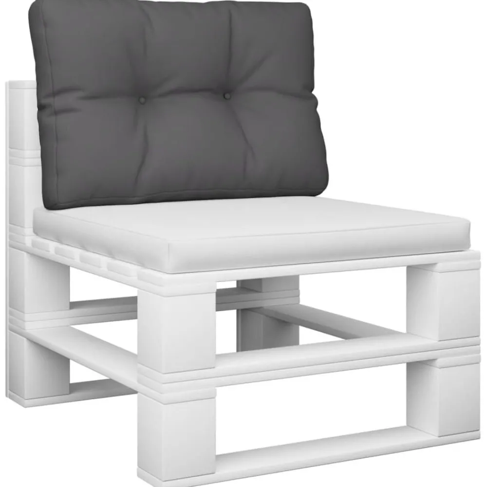 Woon- & Tuinaccessoires*vidaXL Palletkussen 50x40x12 cm stof kleurig Antraciet