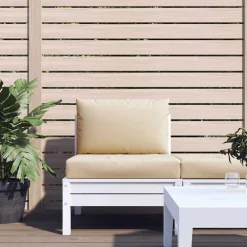 Woon- & Tuinaccessoires*vidaXL Palletkussens 2 st stof Beige