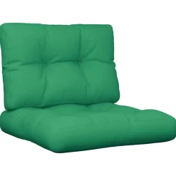 Woon- & Tuinaccessoires*vidaXL Palletkussens 2 st stof Groen