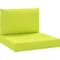 Woon- & Tuinaccessoires*vidaXL Palletkussens 2 st oxford stof Heldergroen