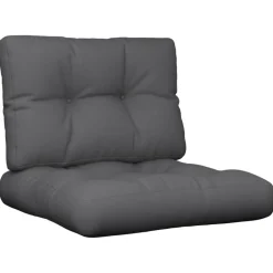 Palletkussens 2 st stof kleurig>vidaXL Best