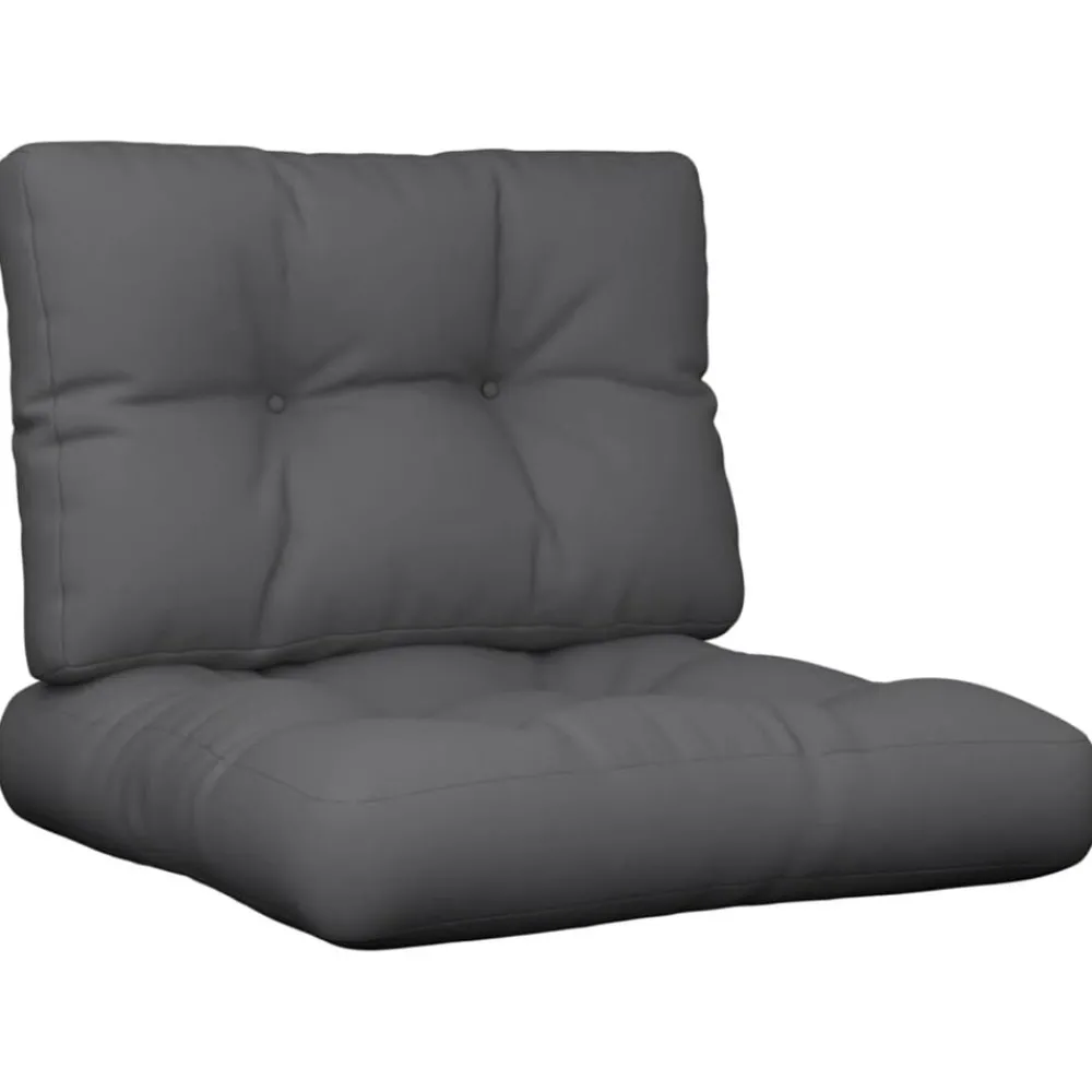 Palletkussens 2 st stof kleurig>vidaXL Best