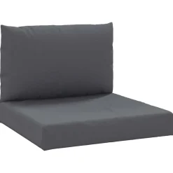 Woon- & Tuinaccessoires*vidaXL Palletkussens 2 st stof Antraciet