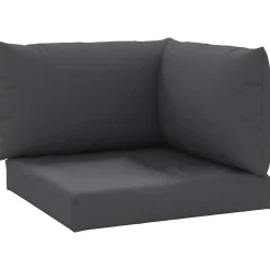 Woon- & Tuinaccessoires*vidaXL Palletkussens 3 st oxford stof Antraciet