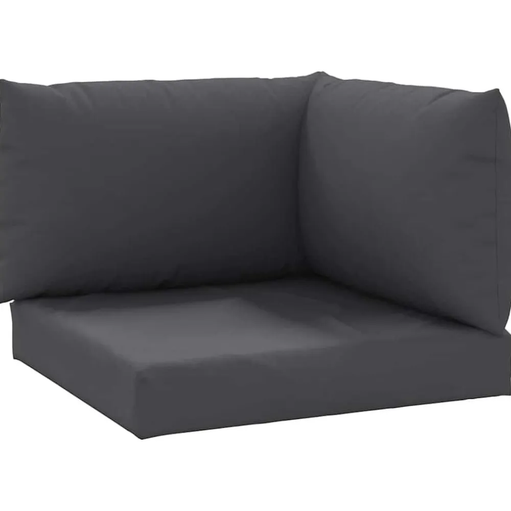 Woon- & Tuinaccessoires*vidaXL Palletkussens 3 st oxford stof Antraciet