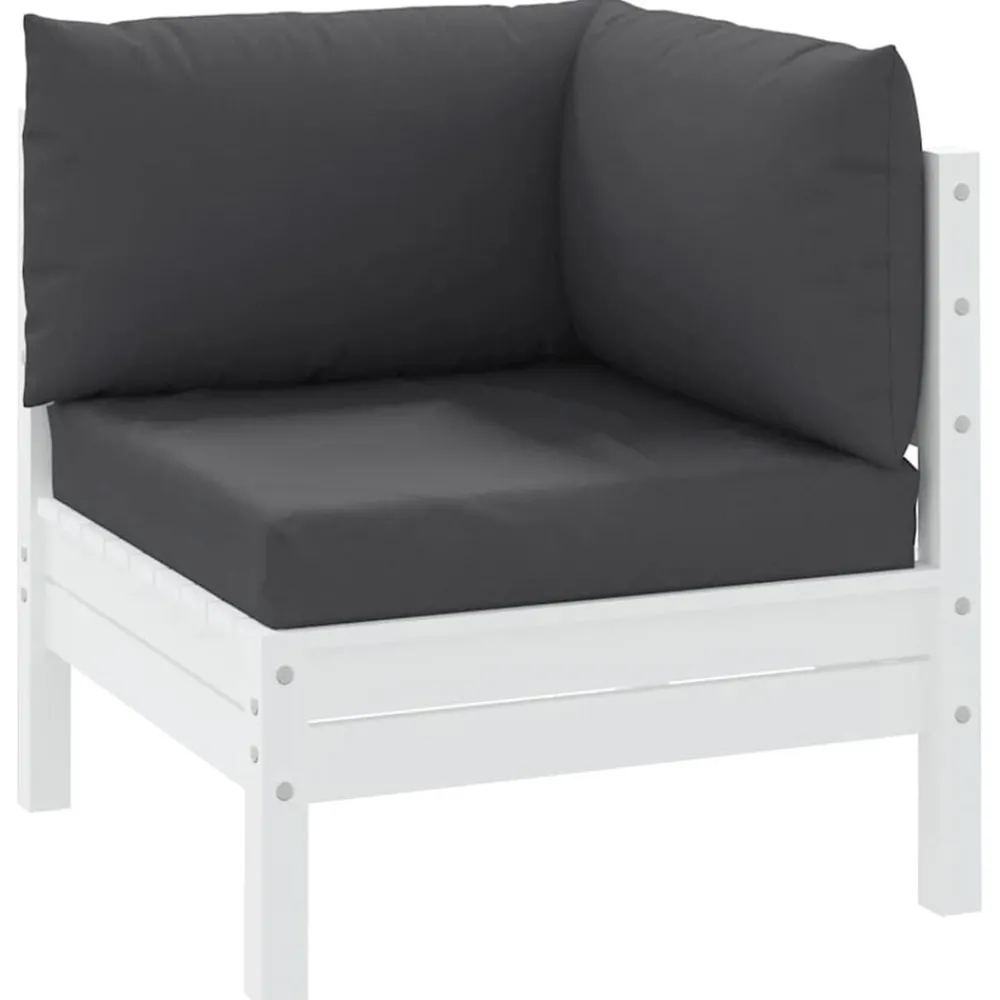Woon- & Tuinaccessoires*vidaXL Palletkussens 3 st oxford stof Antraciet