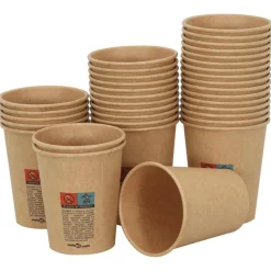 Papieren koffiekopjes 1000 st 8oz 200 ml bruin><noscript><img width=