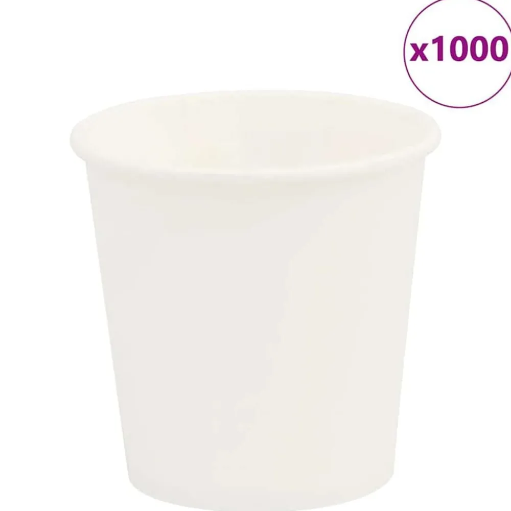 Papieren koffiekopjes 1000 st 4oz 100 ml wit>vidaXL