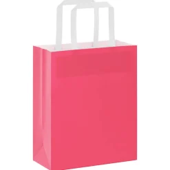 Papieren zakken 50 st met hengsels 18x8x22 cm><noscript><img width=