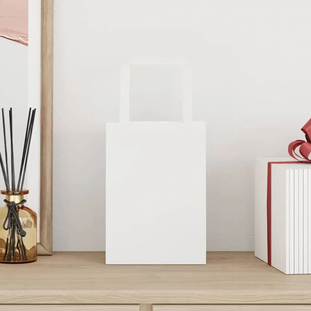 Papieren zakken 50 st met hengsels 15x8x21 cm>vidaXL Clearance