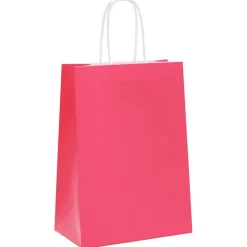 Kunst & Entertainment*vidaXL Papieren zakken 50 st met hengsels 15x8x21 cm Roze