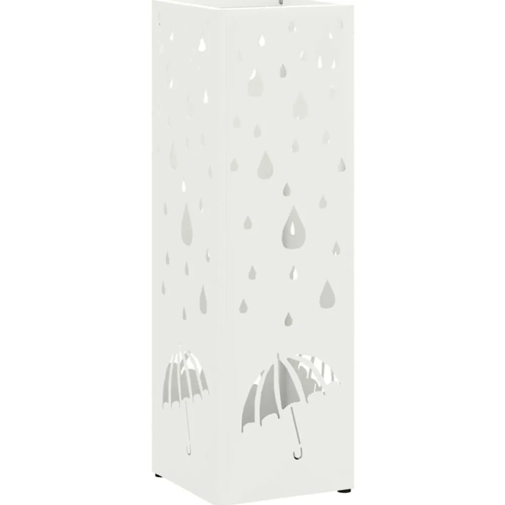 Paraplu Standaard met opslag 15,5 x 15,5 x 49 cm Metaal>vidaXL Best