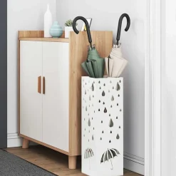 Paraplu Standaard met opslag 15,5 x 15,5 x 49 cm Metaal><noscript><img width=