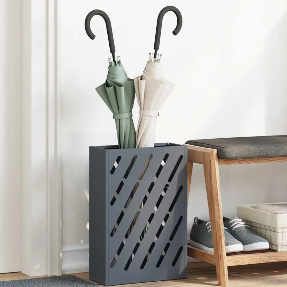 Paraplu Standaard 28 x 12 x 41 cm Staal>vidaXL Outlet