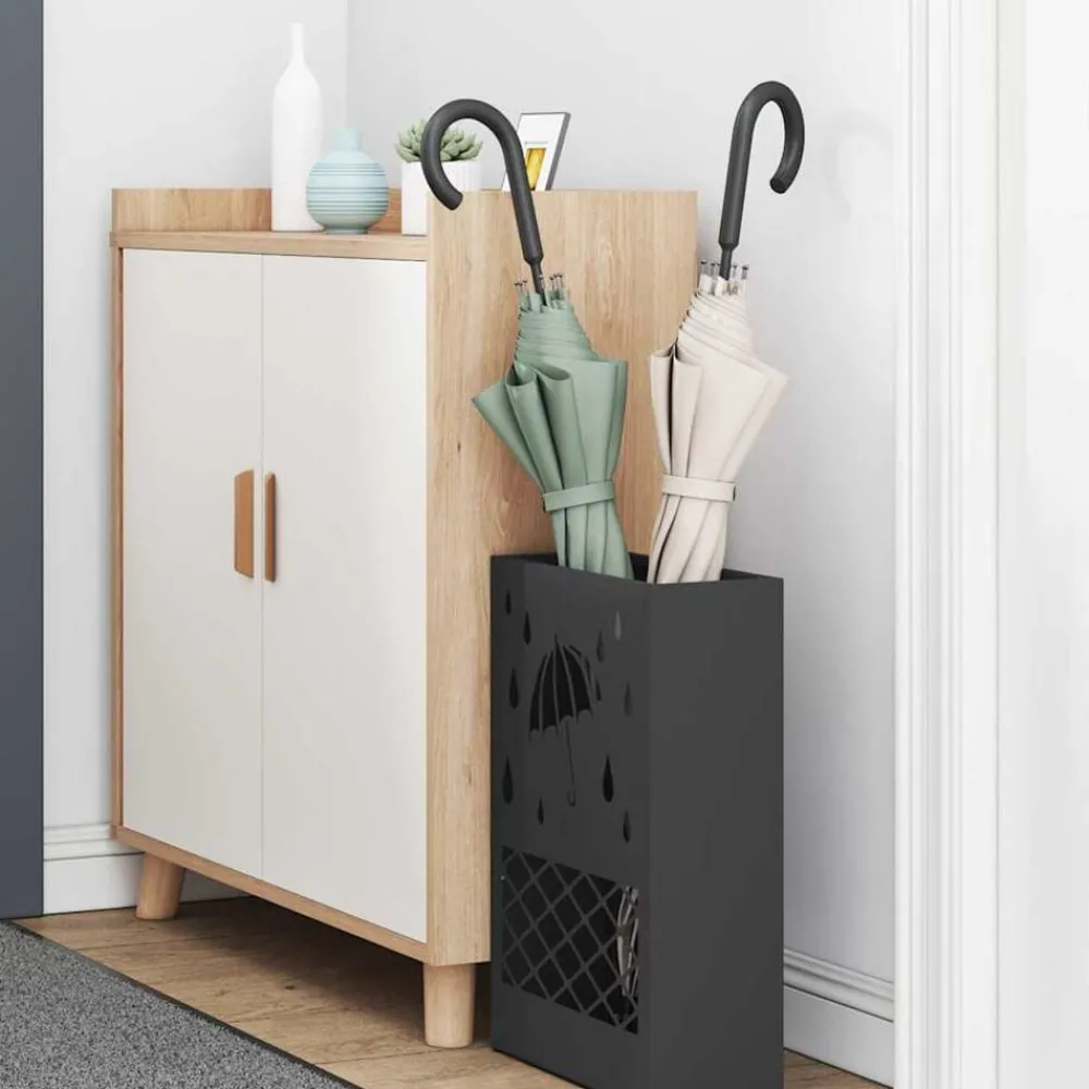 Paraplu Standaard 28 x 12 x 41 cm Staal>vidaXL Online