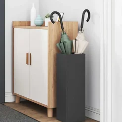 Paraplu Standaard met opslag 15,5 x 15,5 x 49 cm Metaal><noscript><img width=