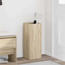 Huishoudelijke Benodigdheden*vidaXL Paraplu Standaard 25 x 24,5 x 64 cm Bewerkt hout Sonoma eiken
