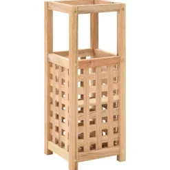 Huishoudelijke Benodigdheden*vidaXL Paraplubak 18x18x50 cm massief walnotenhout