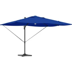 Parasol Azurblauw 351 x 250 x 253 cm Polyester en Aluminium><noscript><img width=