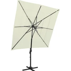 Parasol 4-laags met aluminium paal 250x250 cm kleurig>vidaXL Sale