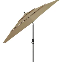 Parasol 3-laags met aluminium paal 3,5 m><noscript><img width=