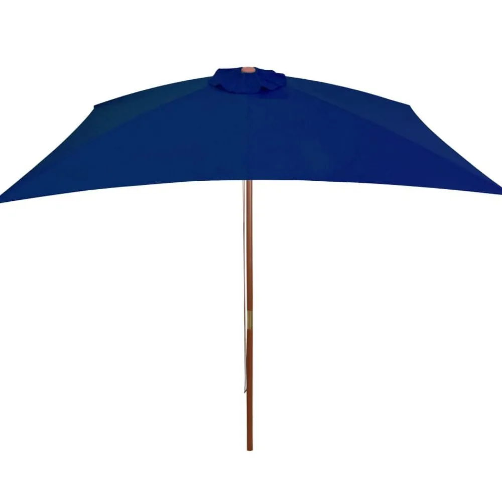 Parasol met houten paal 200x300 cm>vidaXL