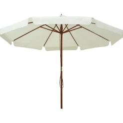 Parasol met houten paal 330 cm>vidaXL Hot