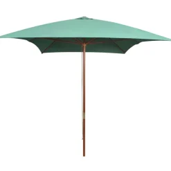 Parasol met houten paal 200x300 cm>vidaXL Sale