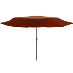 Parasol met metalen paal 390 cm kleurig>vidaXL Hot
