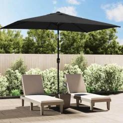 Parasol met metalen paal 300x200 cm>vidaXL