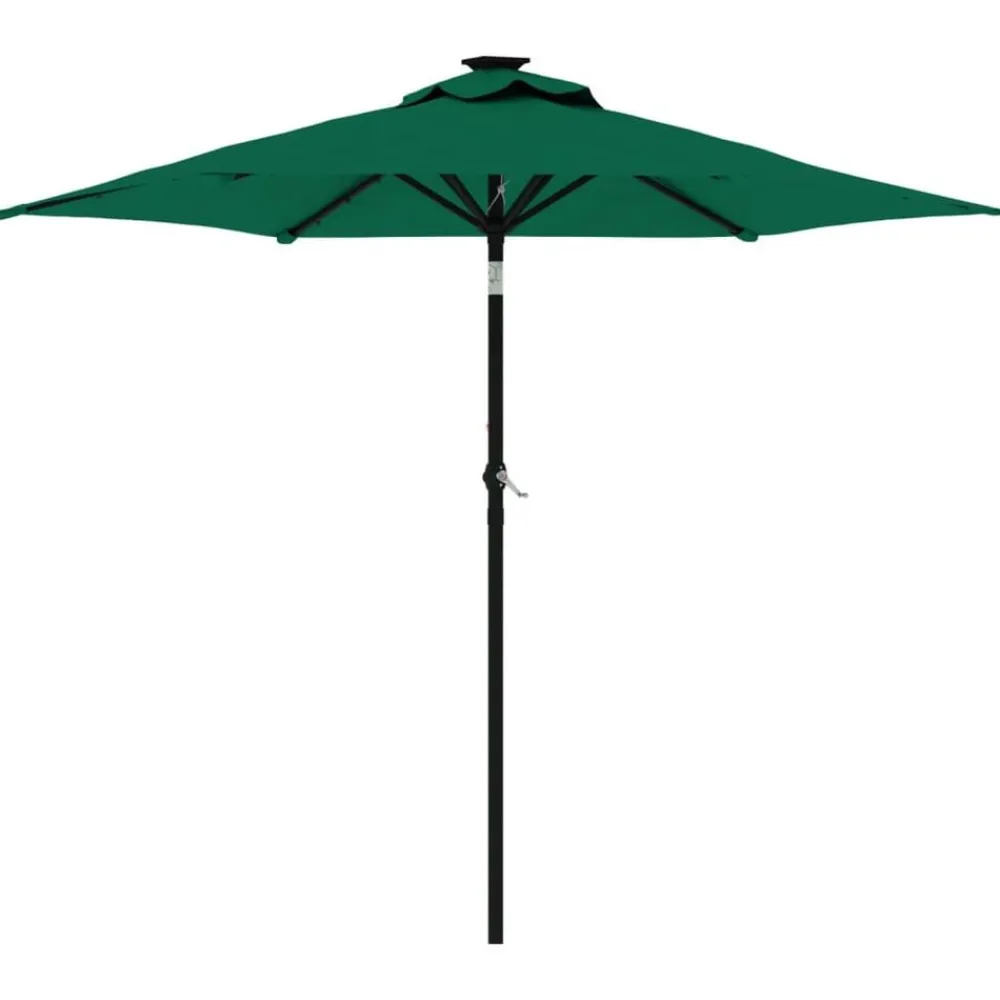 Parasol met stalen paal 225x225x212 cm>vidaXL Outlet
