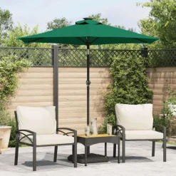 Parasol met stalen paal 225x225x212 cm>vidaXL Outlet