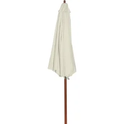 Tuin & Gazon*vidaXL Parasol 300x258 cm Zandwit