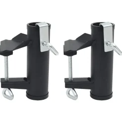 Parasolklemmen voor balkon 2 st 25-38 mm staal>vidaXL Online