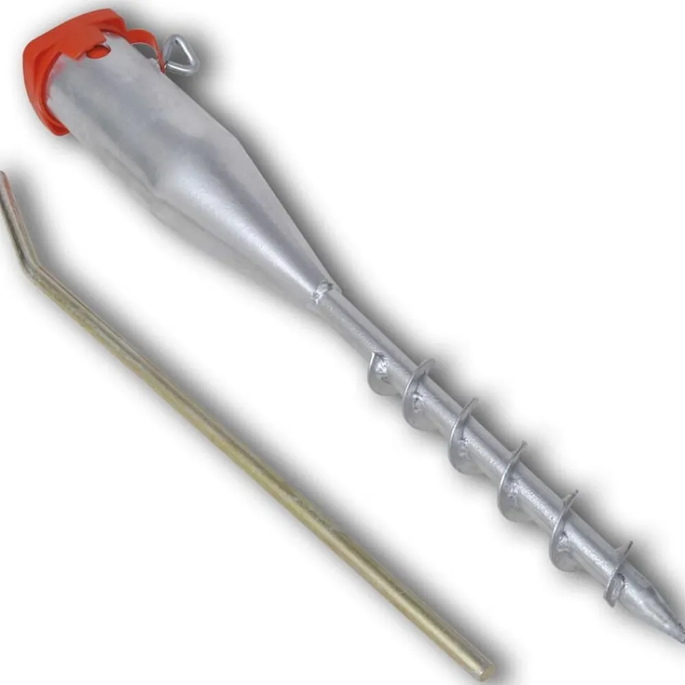 Tuin & Gazon*vidaXL Parasolvoet 55 cm gegalvaniseerd staal