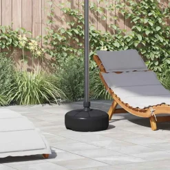Parasolvoet gevuld met zand/water 15 L zwart>vidaXL Sale
