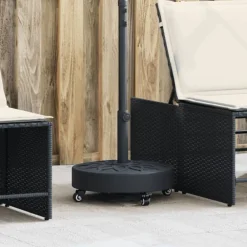 Parasolvoet met wielen voor stok van Ø38 / 48 mm 27 kg rond>vidaXL Discount
