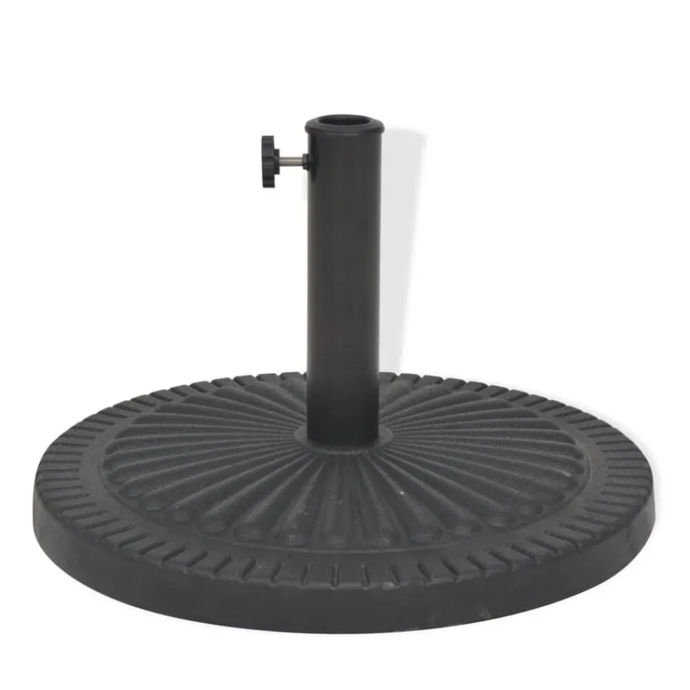 Parasolvoet rond 14 kg hars zwart>vidaXL Clearance
