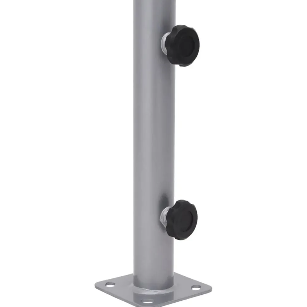 Parasolvoet voor Ø32/34/38 mm stok staal kleurig>vidaXL Discount